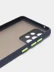 Темно-синий чехол Samsung Galaxy A52, A52s (Самсунг А52, А52с), пластиковый, матовый