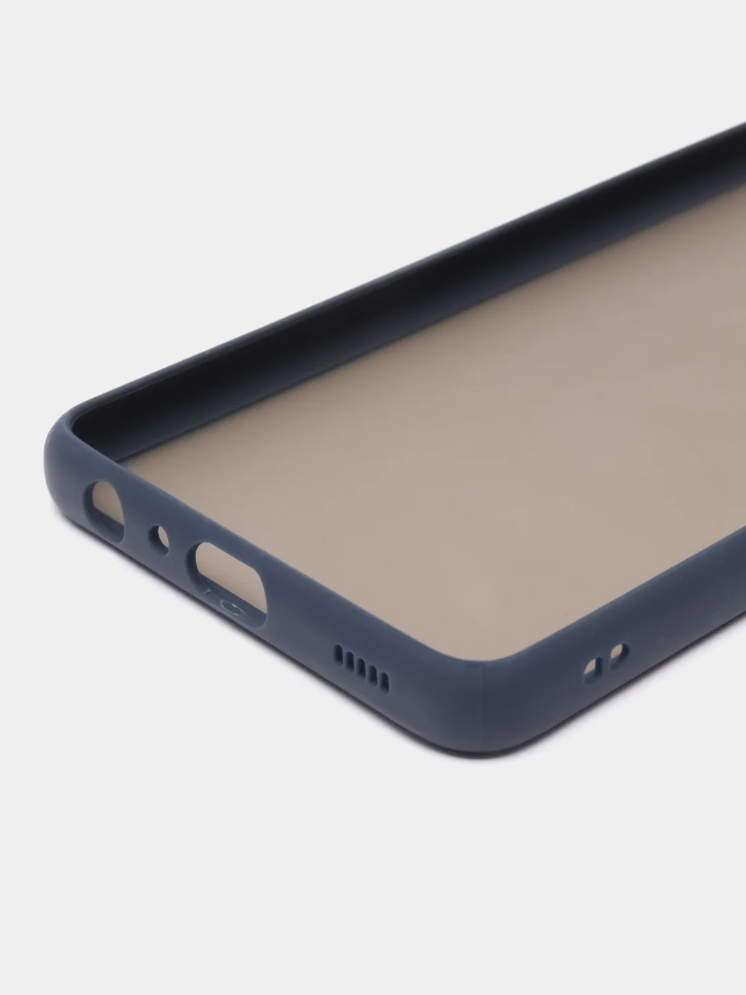 Темно-синий чехол Samsung Galaxy A52, A52s (Самсунг А52, А52с), пластиковый, матовый