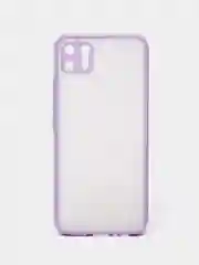 Лавандовый чехол Realme C11 2020, пластиковый матовый с цветными кнопками