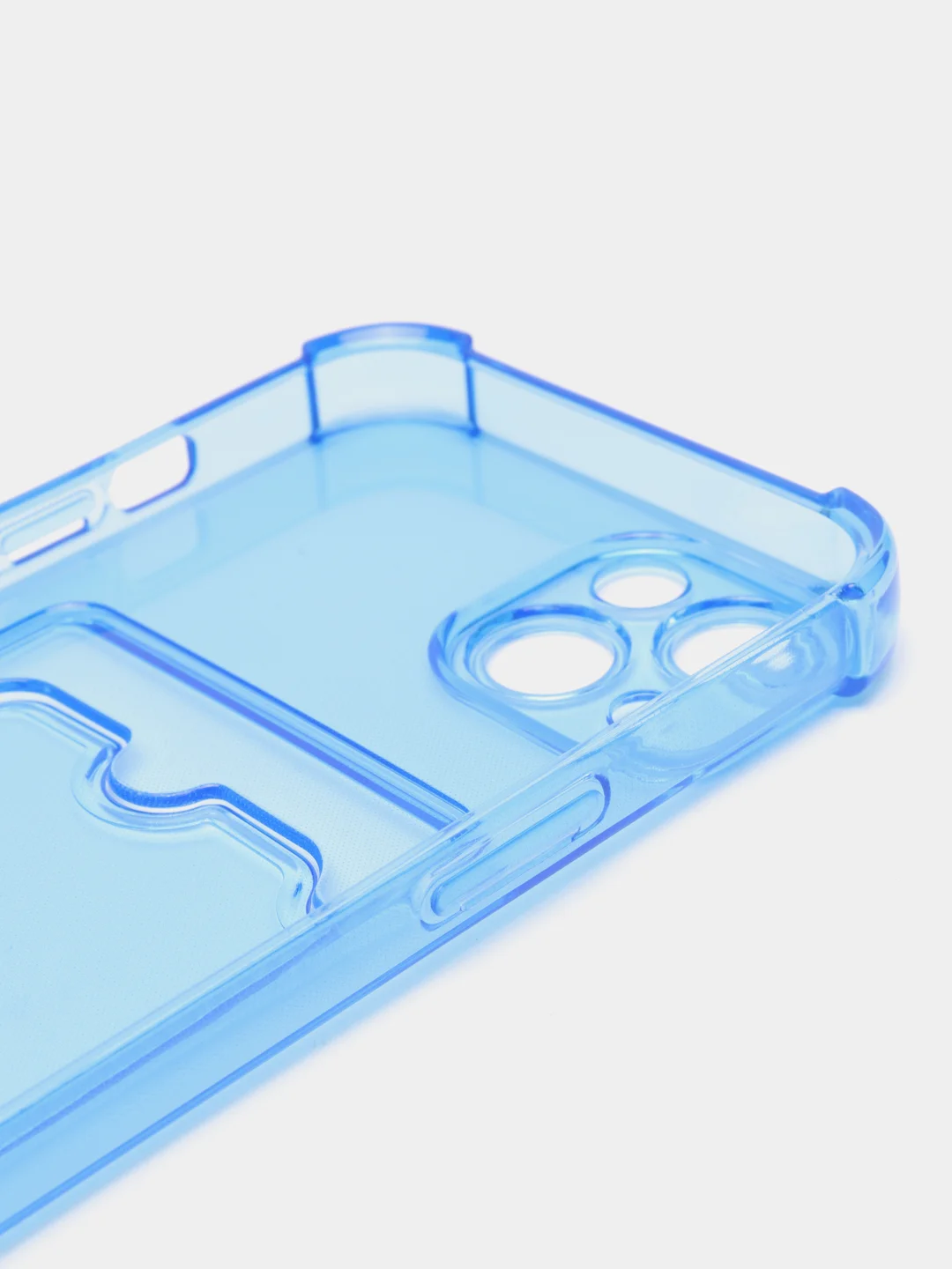 Синий чехол с карманом для карт iPhone XR, 11, 12, 13, 14, 15, Pro, Pro Max, Plus, 7, 8, айфон