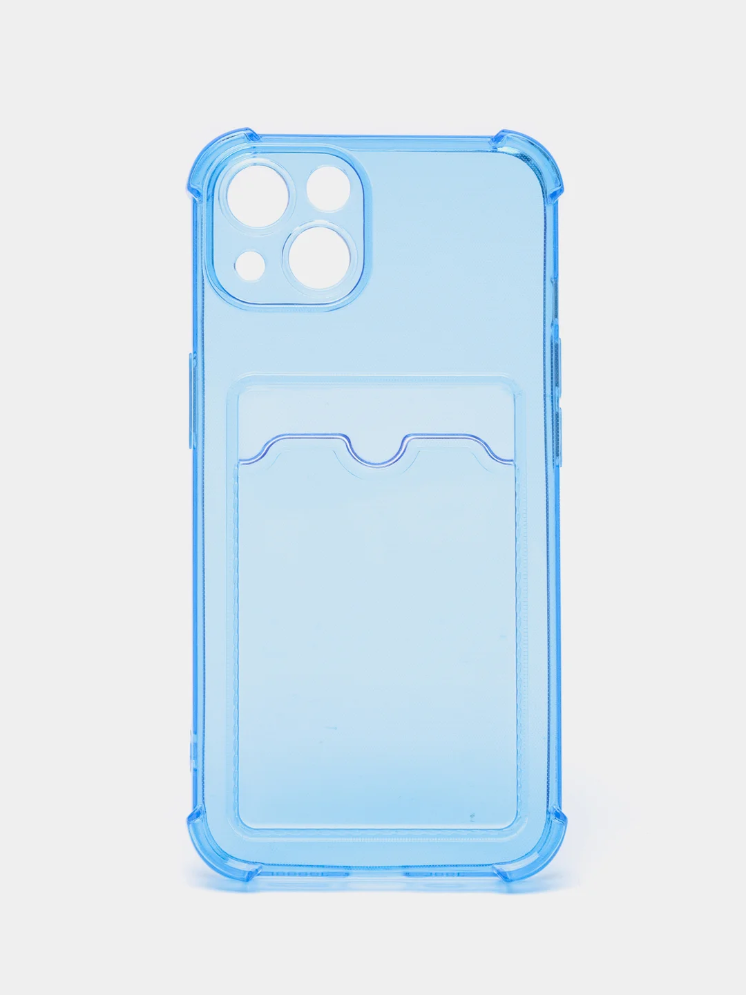 Синий чехол с карманом для карт iPhone XR, 11, 12, 13, 14, 15, Pro, Pro Max, Plus, 7, 8, айфон