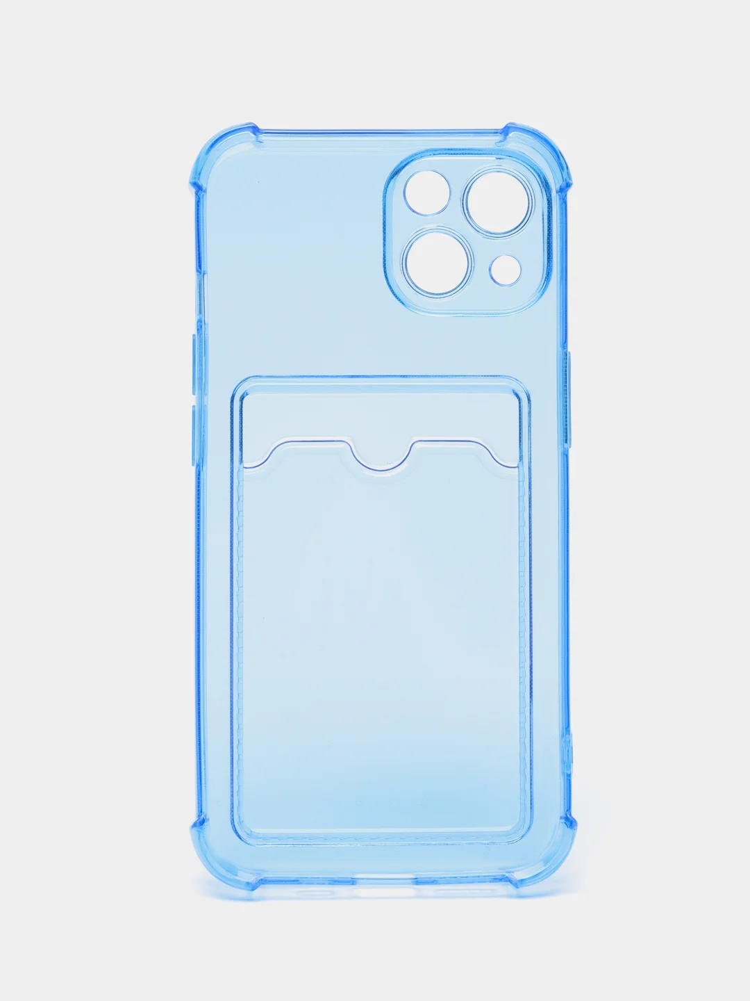 Синий чехол с карманом для карт iPhone XR, 11, 12, 13, 14, 15, Pro, Pro Max, Plus, 7, 8, айфон