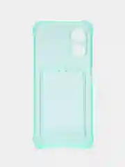 Лайм чехол OPPO A38/ OPPO A17/ OPPO A17K с карманом для пластиковой карты, противоударные углы