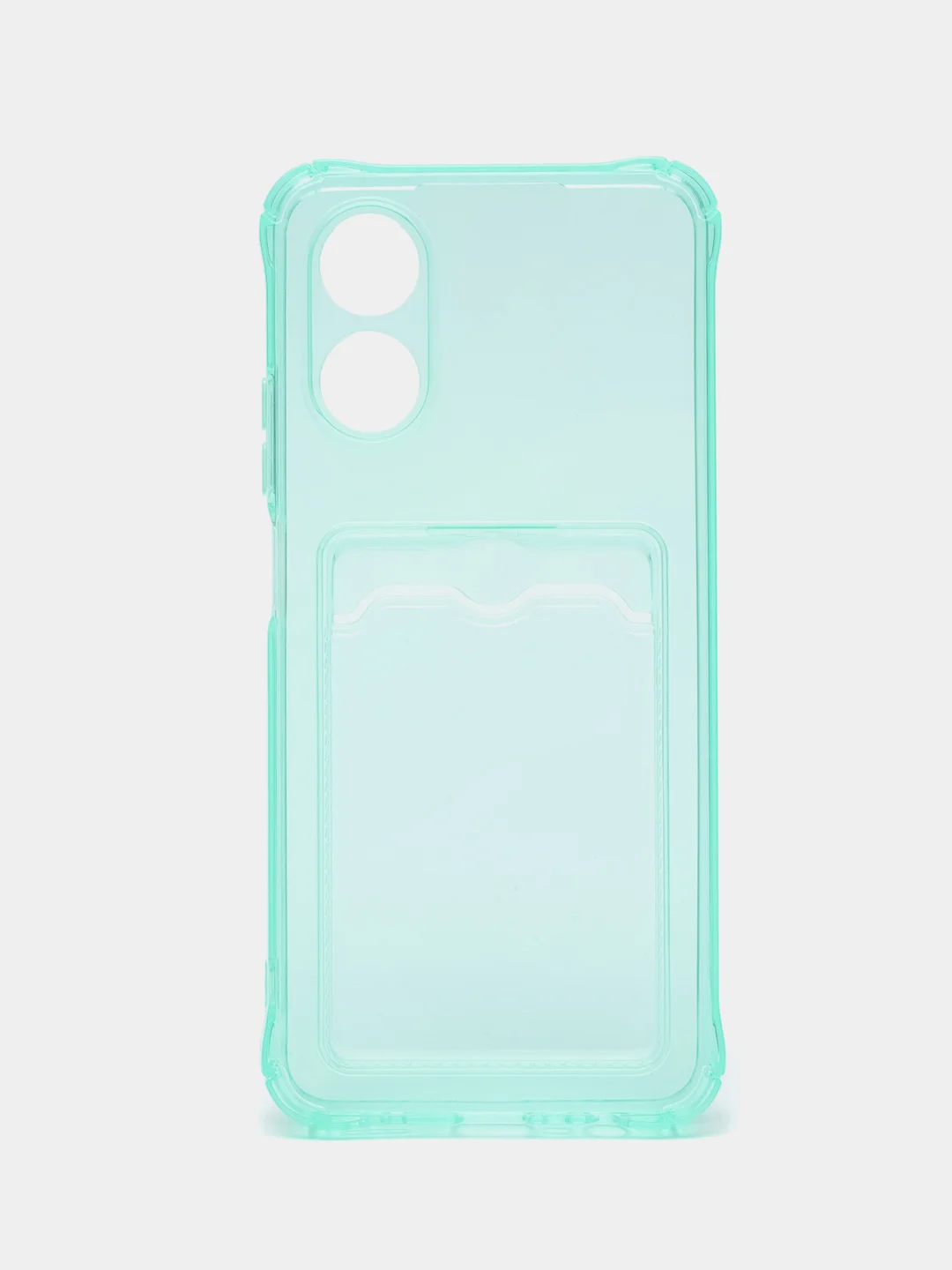 Лайм чехол OPPO A38/ OPPO A17/ OPPO A17K с карманом для пластиковой карты, противоударные углы