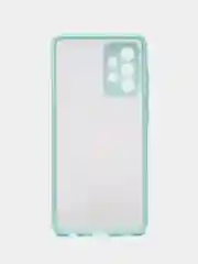 Бирюзовый чехол Samsung Galaxy A52, A52s (Самсунг А52, А52с), пластиковый, матовый