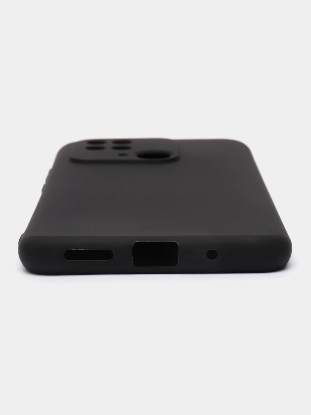Хром чехол Xiaomi Redmi 10C / Poco C40, Сяоми Редми 10С / Поко С40 черный, силиконовый, матовый