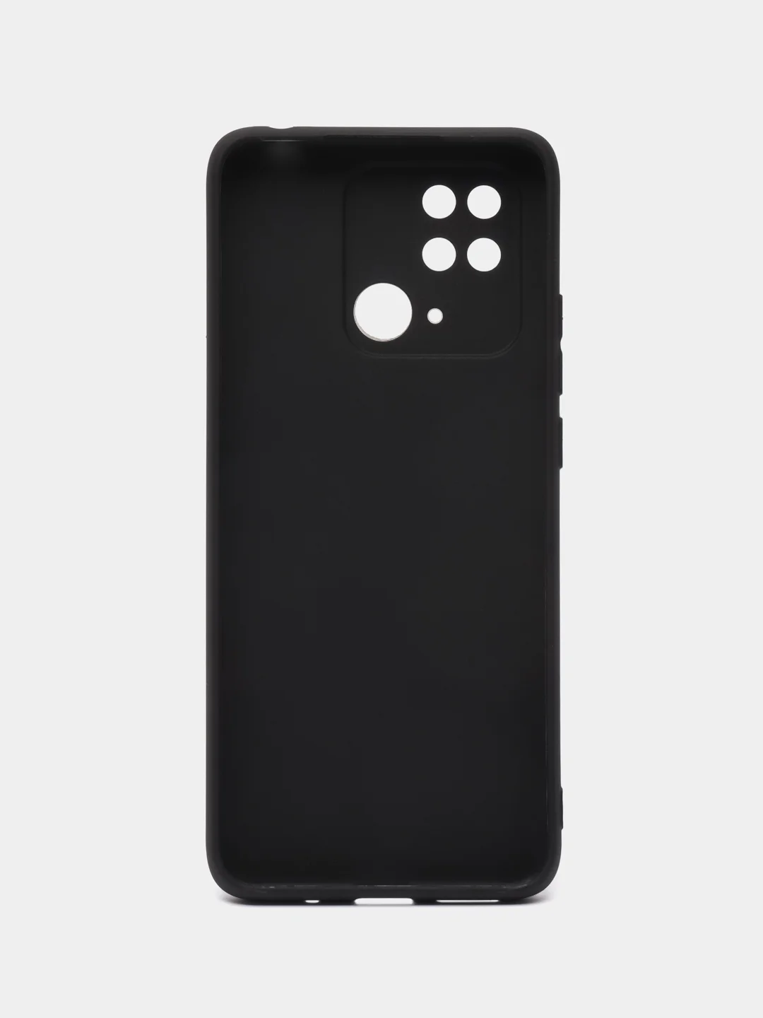 Хром чехол Xiaomi Redmi 10C / Poco C40, Сяоми Редми 10С / Поко С40 черный, силиконовый, матовый