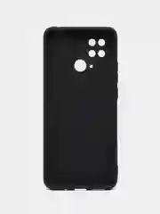 Хром чехол Xiaomi Redmi 10C / Poco C40, Сяоми Редми 10С / Поко С40 черный, силиконовый, матовый