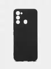 Черный чехол Tecno Spark GO 2022, Tecno Spark 8C силиконовый, цветной, матовый