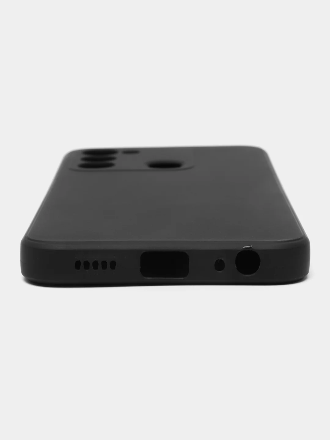Черный чехол Tecno Spark GO 2022, Tecno Spark 8C силиконовый, цветной, матовый