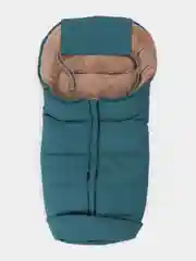 Лазурный детский зимний меховой конверт