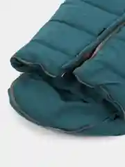 Лазурный детский зимний меховой конверт