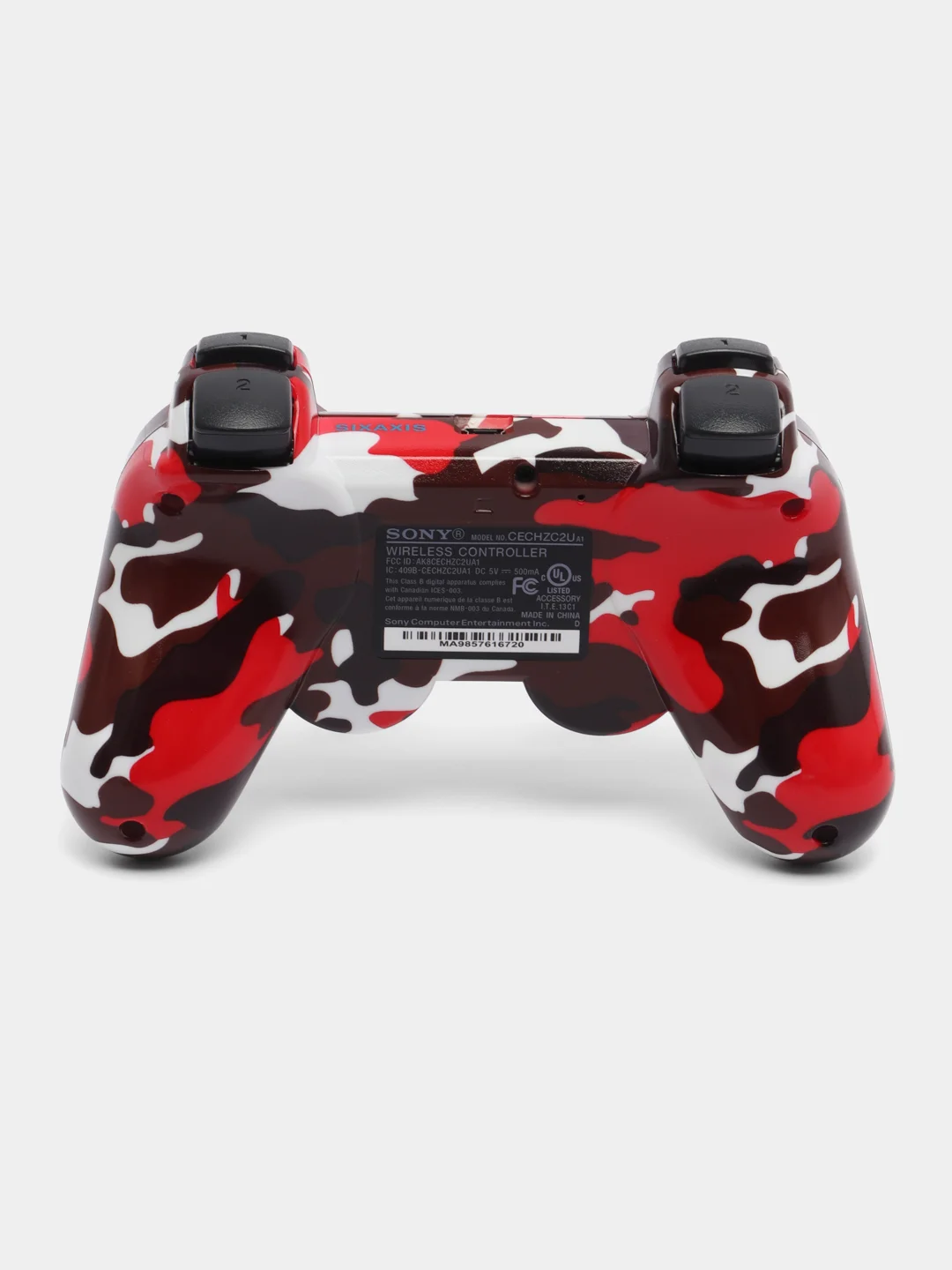 Багровый беспроводной геймпад для PS3