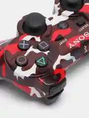 Багровый беспроводной геймпад для PS3