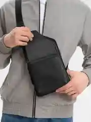 Сумка мужская через плечо, экокожа