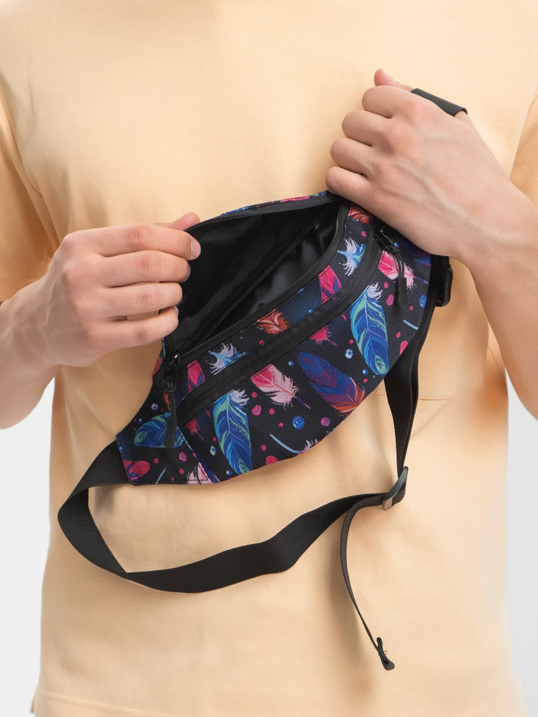 Индиго поясная сумка Toprock Classic Bag, унисекс, 17 цветов