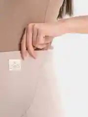 Бежевый шорты для беременных