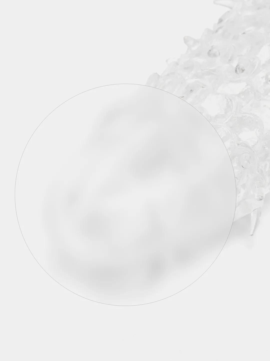 Насадка закрытая на член Crystal sleeve, в форме чешуи, 1 штука
