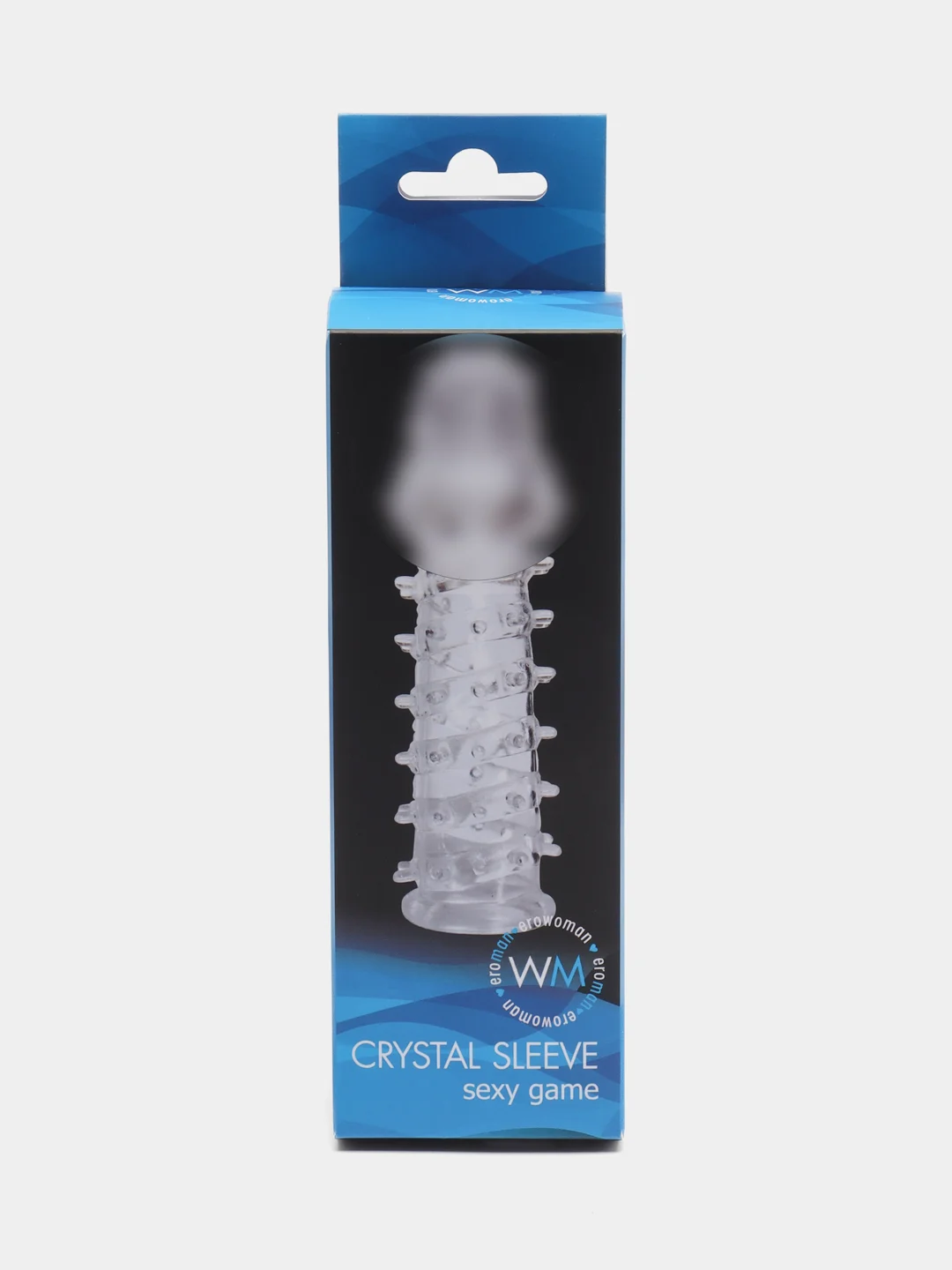 Насадка на член с шипиками Crystal sleeve, 1 штука