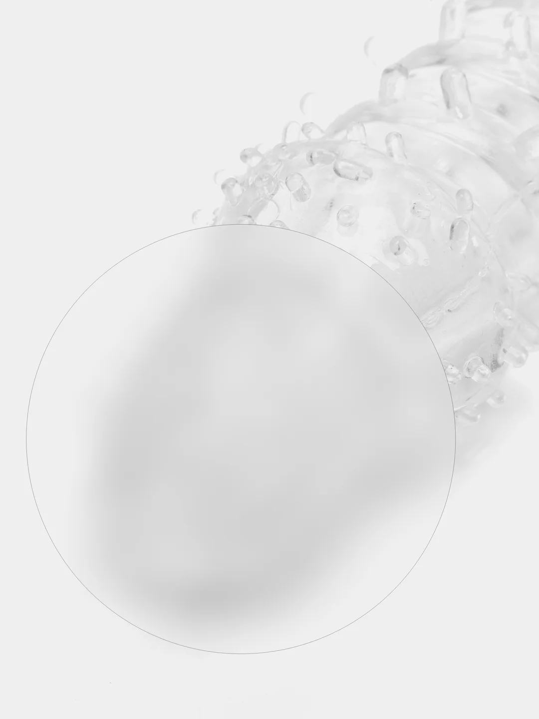 Насадка на член с шипиками Crystal sleeve, 1 штука