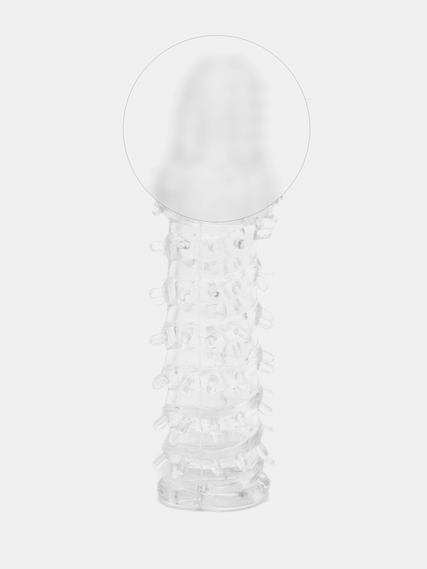 Насадка на член с шипиками Crystal sleeve, 1 штука