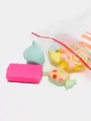 Коралловый меланж кабошон фигурки для рукоделия, поделок, игр, декорирования. Набор из 10шт