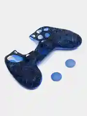 Синий защитный чехол с принтом для джойстика PS4, DualShock 4, PlayStation 4