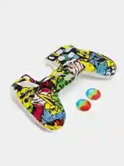 Лимонный защитный чехол с принтом для джойстика PS4, DualShock 4, PlayStation 4