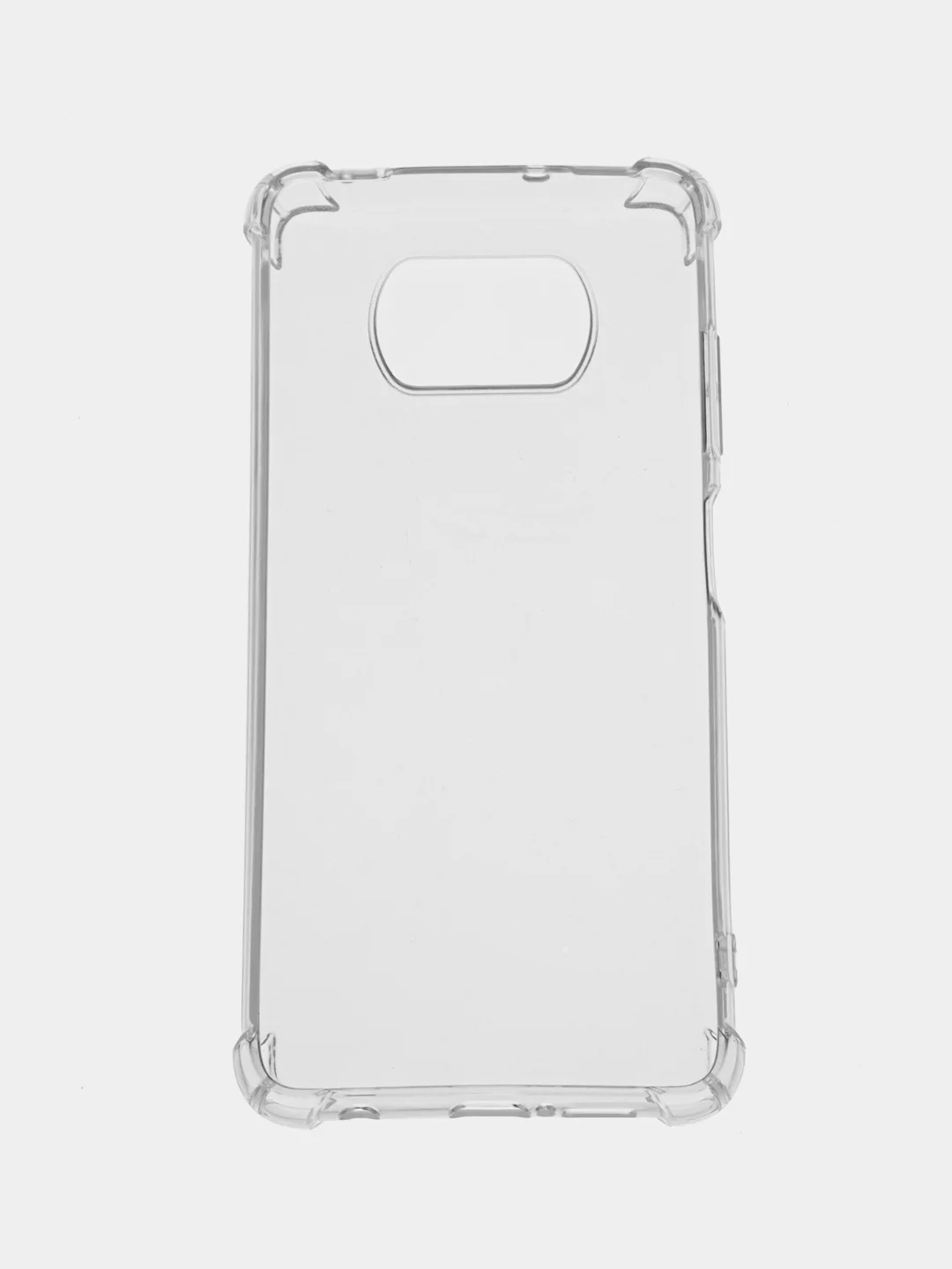Белый чехол на Xiaomi Poco X3 NFC / Poco X3 Pro, Сяоми Поко Х3 НФС, прозрачный, противоударный