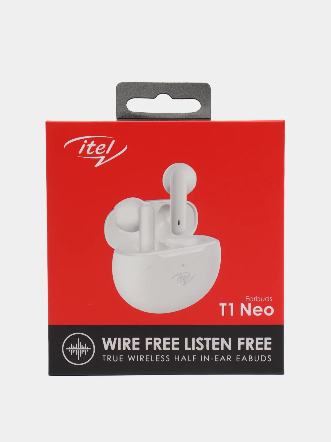 Черный беспроводные наушники ITEL Earbuds T1 NEO
