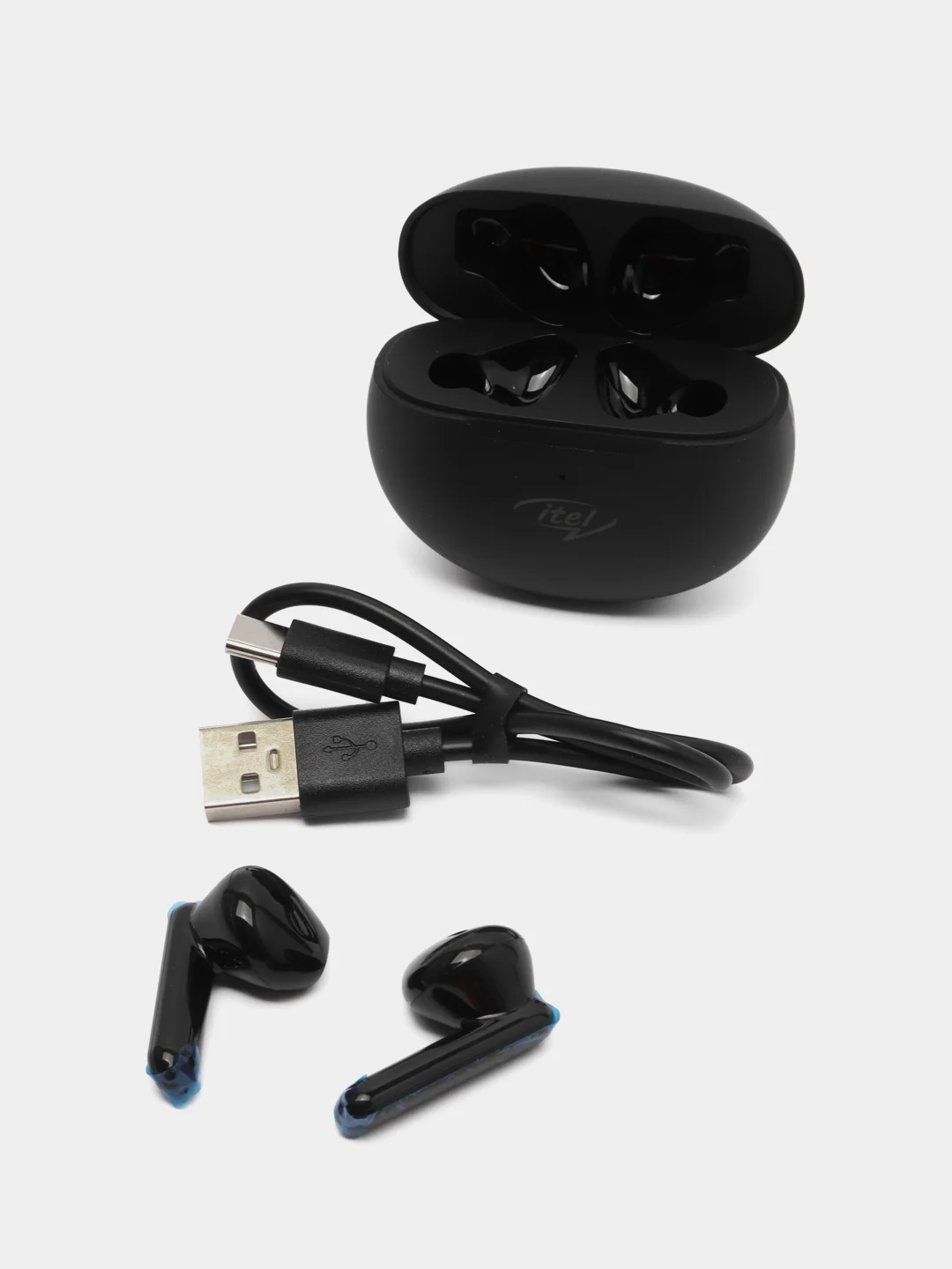 Черный беспроводные наушники ITEL Earbuds T1 NEO