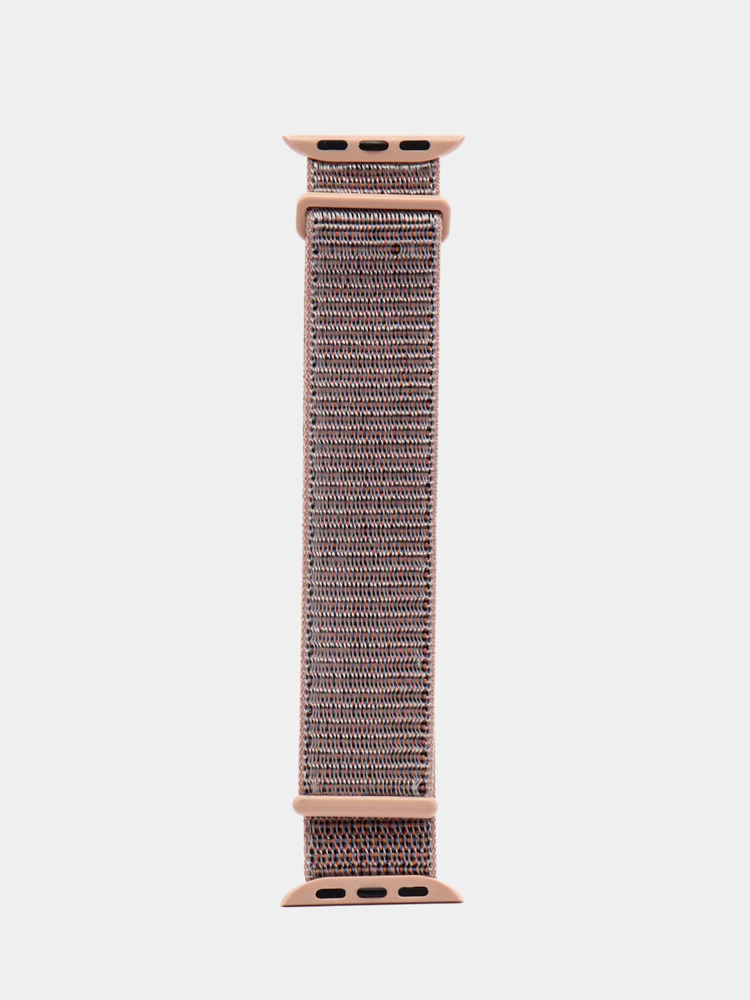 Пудровый нейлоновый ремешок на липучке для Apple Watch 38, 40, 41, 42, 44, 45 mm