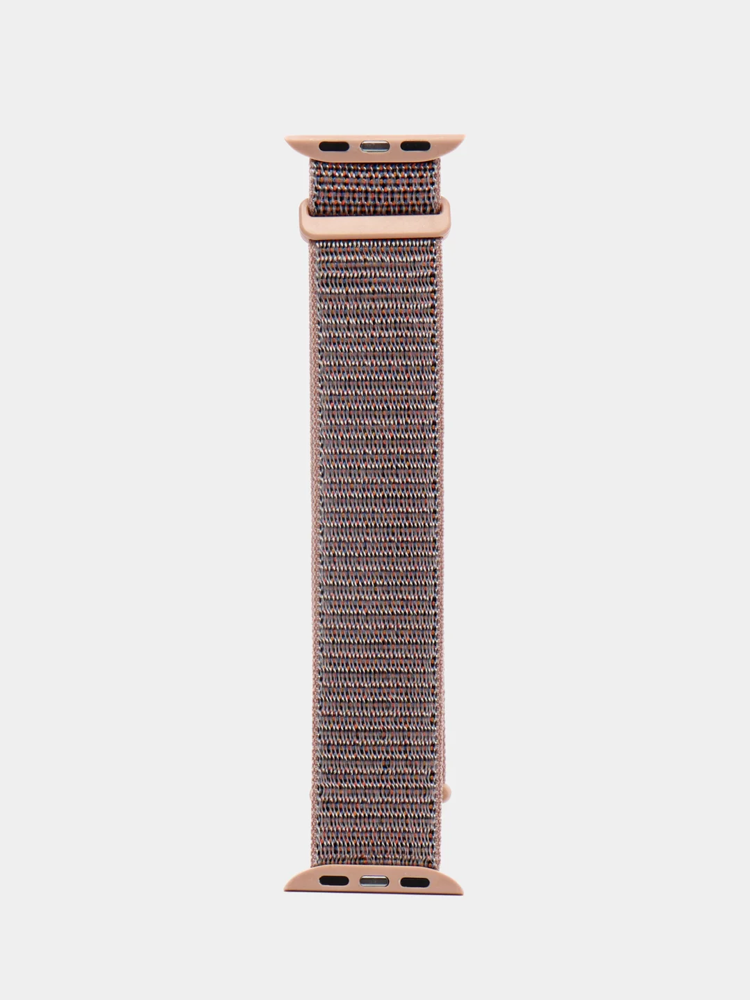 Пудровый нейлоновый ремешок на липучке для Apple Watch 38, 40, 41, 42, 44, 45 mm