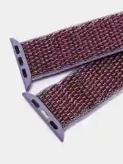 Фиолетовый нейлоновый ремешок на липучке для Apple Watch 38, 40, 41, 42, 44, 45 mm