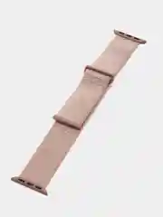 Бежевый нейлоновый ремешок на липучке для Apple Watch 38, 40, 41, 42, 44, 45 mm