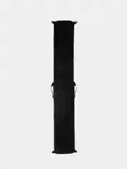 Оранжевый ремешок на липучке для Apple Watch 38, 40, 41, 42, 44, 45 mm черный нейлоновый с вышивкой