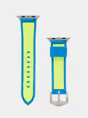 Синий силиконовый ремешок для Apple Watch 38/40/42/44 mm с застежкой