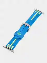 Синий силиконовый ремешок для Apple Watch 38/40/42/44 mm с застежкой