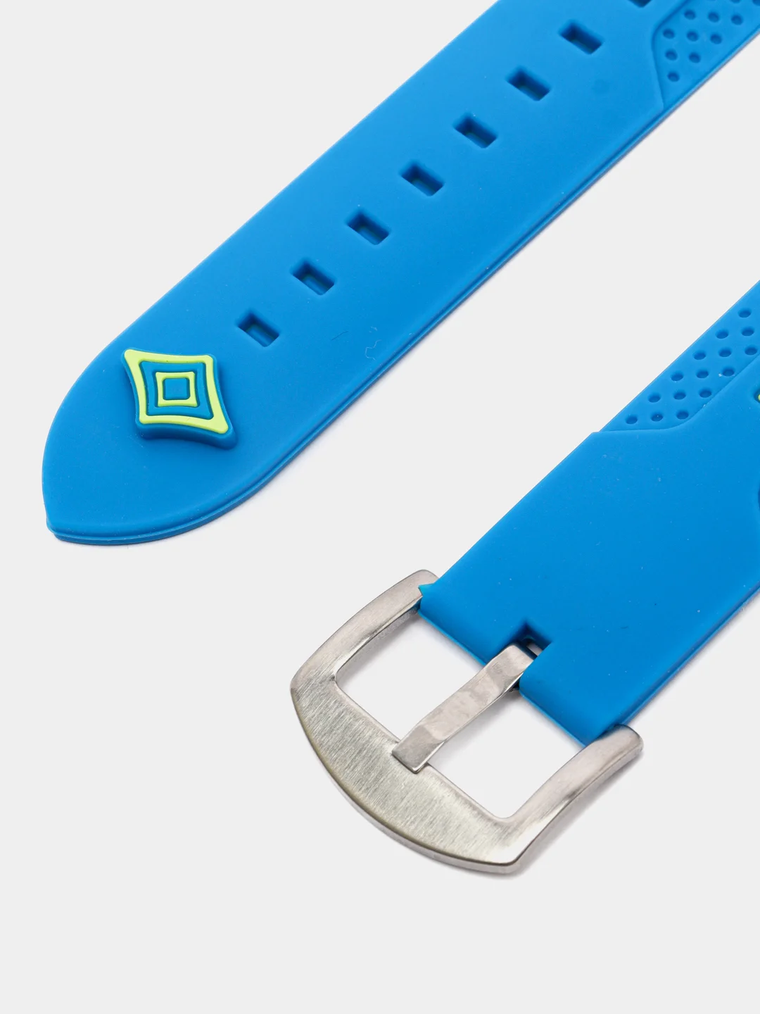 Синий силиконовый ремешок для Apple Watch 38/40/42/44 mm с застежкой