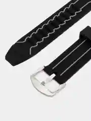 Тёмно-серый силиконовый ремешок для Apple Watch 38/40/42/44 mm с застежкой