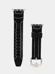 Тёмно-серый силиконовый ремешок для Apple Watch 38/40/42/44 mm с застежкой