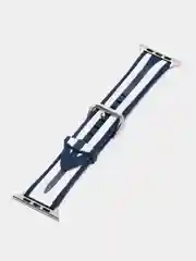 Белый силиконовый ремешок для Apple Watch 38/40/42/44 mm с застежкой