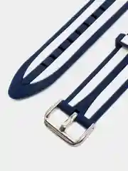 Белый силиконовый ремешок для Apple Watch 38/40/42/44 mm с застежкой