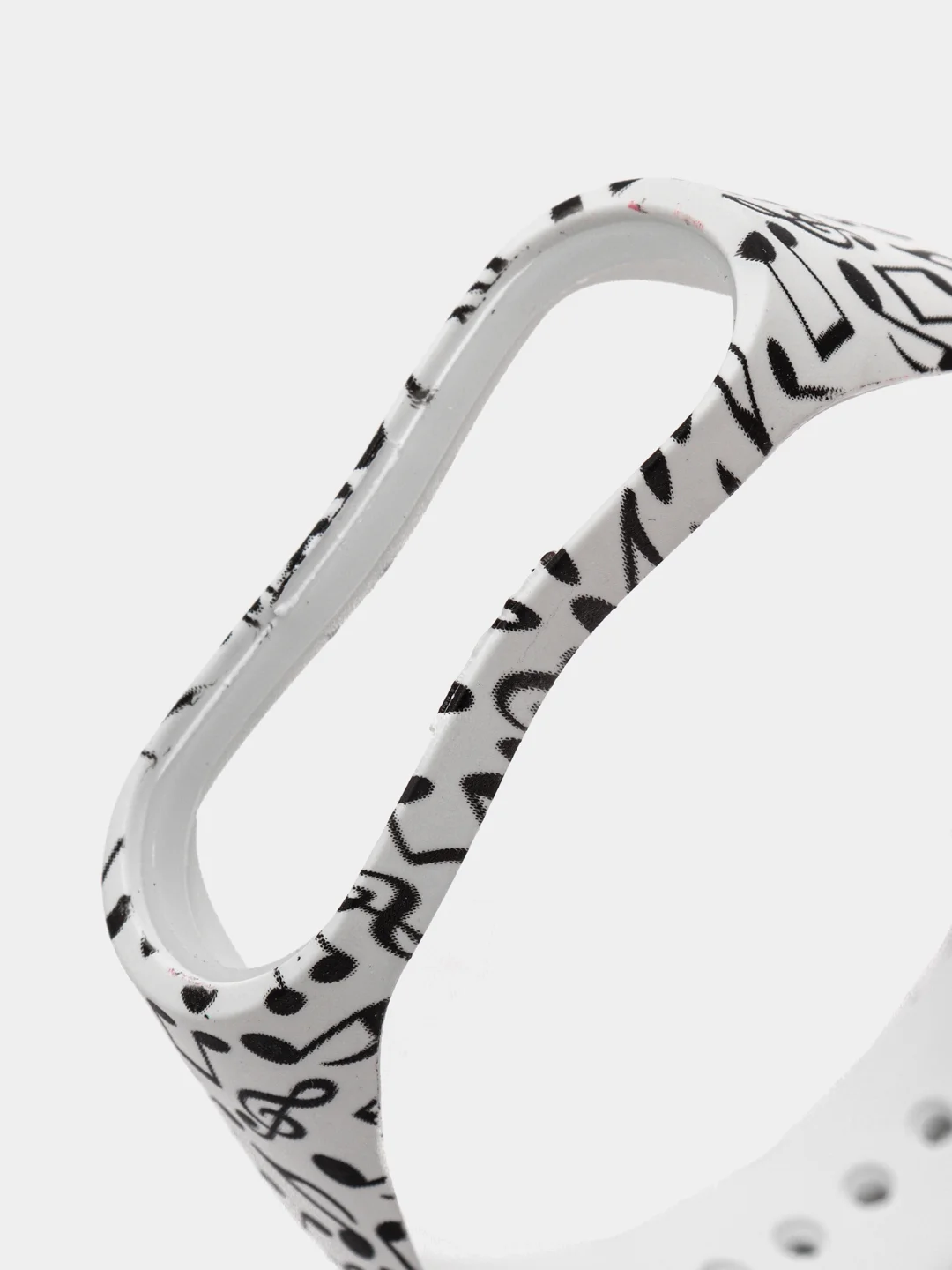 Слоновая кость ремешок с рисунком для Xiaomi Mi Band 3 / Mi Band 4, силиконовый, с принтом