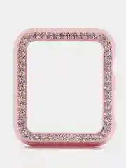 Розовый бампер защитный для Apple Watch 44 45 40 42 41 38 mm пластиковый чехол эпл вотч