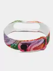 Разноцветный ремешки для Xiaomi Mi Band 5 с рисунком