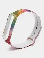 Разноцветный ремешки для Xiaomi Mi Band 5 с рисунком