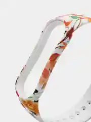 Кораллово-розовый ремешки для Xiaomi Mi Band 5 с рисунком