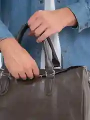Шоколадный сумка дорожная, через плечо, экокожа