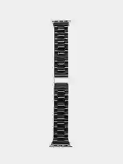 Черный ремешок для Apple Watch 7, 6, 5, 4, 3, 2, 1 и SE